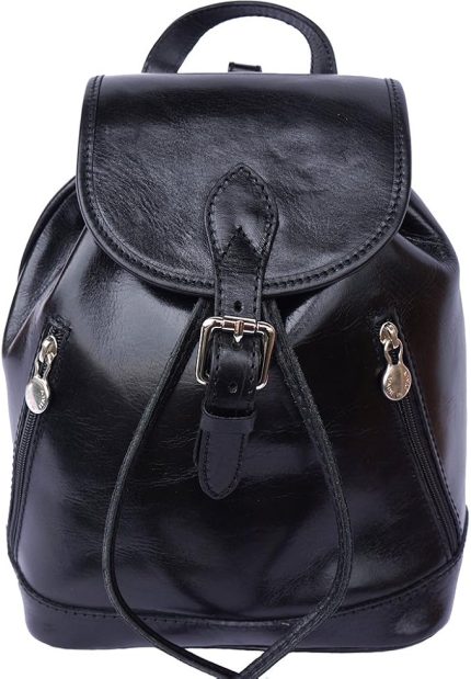 FLORENCE LEATHER MARKET Backpack Bag 6559 (Black), Black